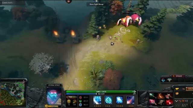 DOTA 2 UNLUCKY Storm Spirit Build Well Played! смотреть онлайн