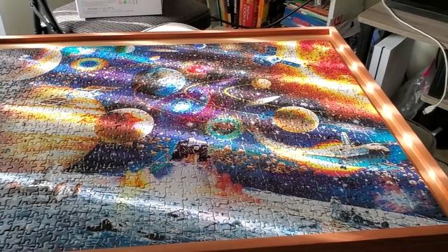 finished with Space Traveller 1000 piece puzzle || puzzles with bebe смотреть онлайн