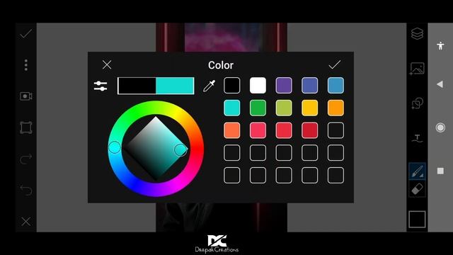 Neon visual glowing face mask editing In picsart app in hindi steps by step | Deepak creations смотреть онлайн