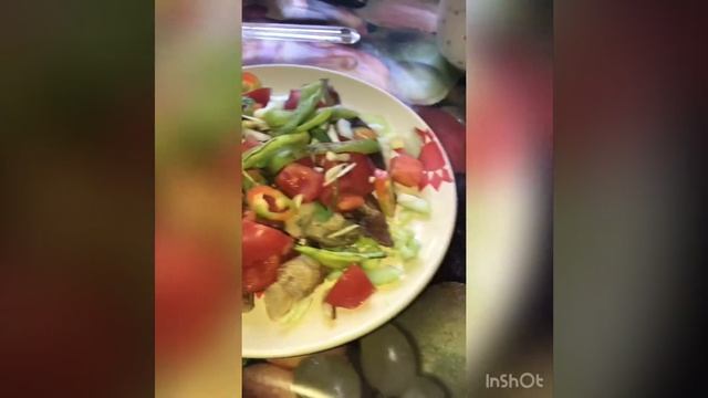 Тёплый салат с баклажанами! смотреть онлайн