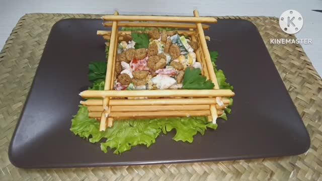 Удивите ваших гостей такой подачей салата. смотреть онлайн