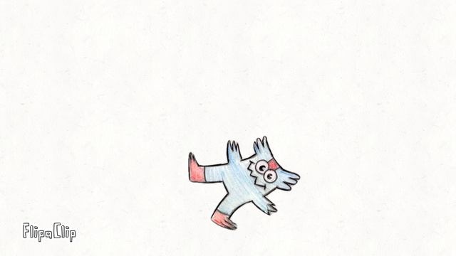 пушистик сделал колесо (анимация)