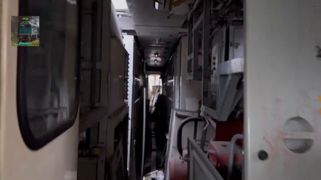 Внутри электровоза ДС3-001! смотреть онлайн