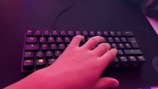 Razer huntsman mini (Purple Switches) Sound Test смотреть онлайн