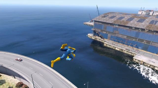 GTA 5 Epic Ragdolls | Spider-Man Funny Moments ep.278 ( Euphoria physics/Jumps/Fail ) смотреть онлайн