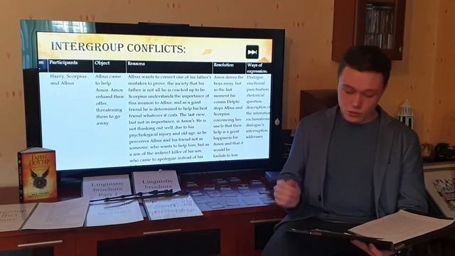 Голубков Олег, The Concept Of The Conflict  In The Book 