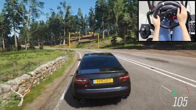 Audi RS6 C6 - Forza Horizon 4 | Logitech g29 gameplay смотреть онлайн
