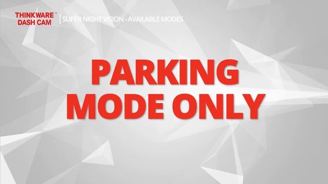 Thinkware Features_Super Night Vision #02 Available Modes