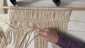 Мастер-класс наволочки в технике макраме #макраме #diy #macrame #урокимакраме #мастерклассмакраме