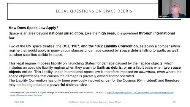 Space Law for space debris and space mining смотреть онлайн