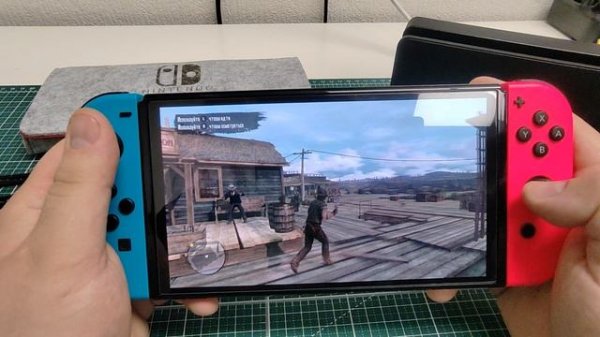 Видеообзор прошитый Nintendo switch OLED 256GB