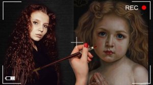 Портрет маслом - "Девочка"