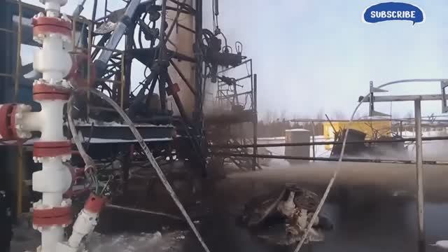 Подборка чрезвычайных происшествий на буровых. смотреть онлайн