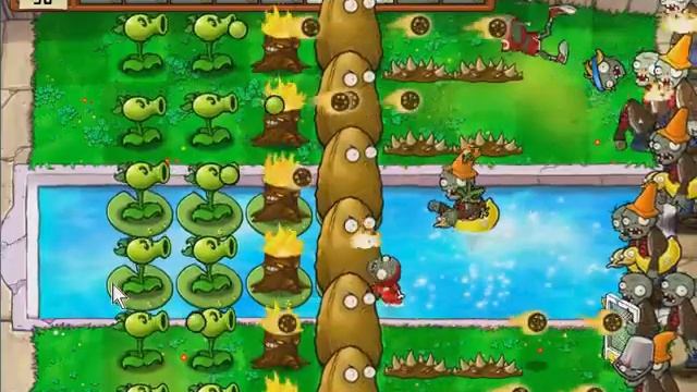 Plants vs. Zombies: Прохождение Мини-Игры - Последний Живой c Жирным Задротом смотреть онлайн