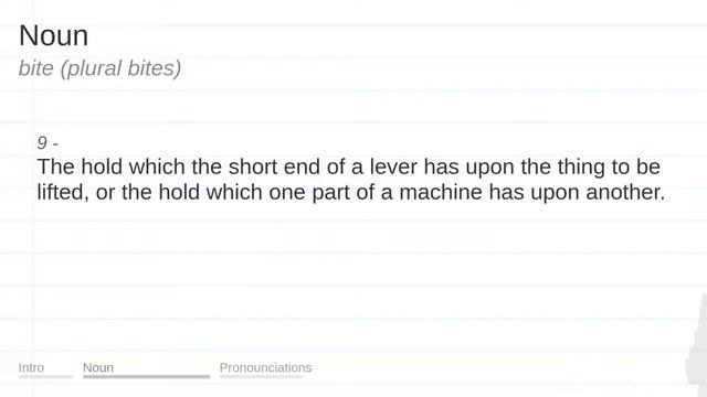 BITE Meaning, Definition & Pronunciation | What Is BITE? | How To Say BITE