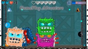 RED BALL 4: BLUE & ORANGE & BLACK BALL 'FUSION BATTLE' with 6 BOSSES volume 5