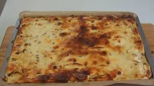 Творожно яблочный пирог на закваске
