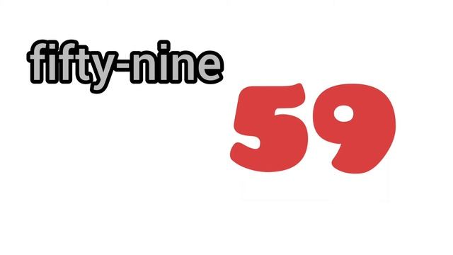 How to Pronounce Fifty-nine in British English смотреть онлайн