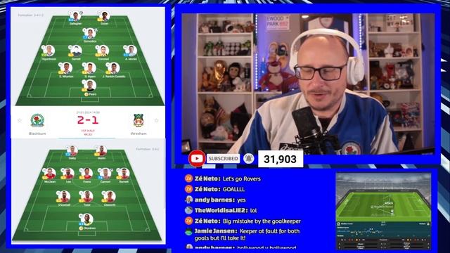 Blackburn Rovers vs Wrexham - FA Cup Watchalong смотреть онлайн