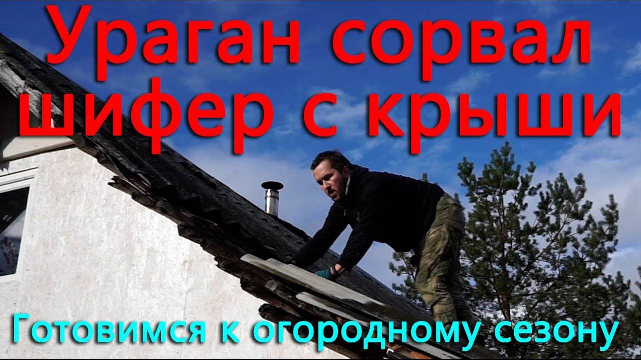 Ураган сорвал шифер с крыши. Готовимся к садородническому сезону. Дерзкий малыш Kettama грызет землю смотреть онлайн
