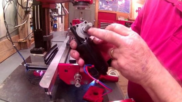 Mini Mill Power Feed Detail Build