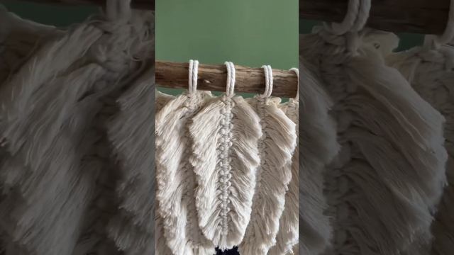 Перья макраме #панно #diy #macrame #макрамедекор #панномакраме смотреть онлайн