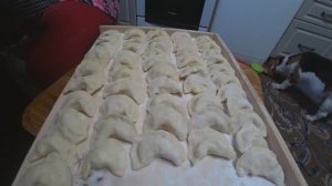 Вареники с грибной и картофельной начинкой