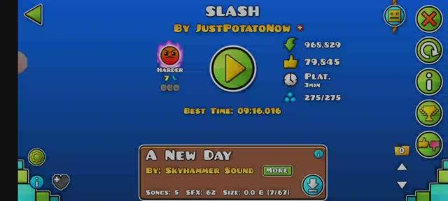 играю в интересный платформер в geometry dash смотреть онлайн