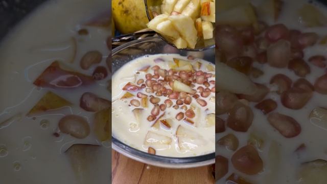 Desserts | Fruit Custard Recipe | Fruit Salad With Custard Sauce | How To Make Fruit Custard#shorts смотреть онлайн