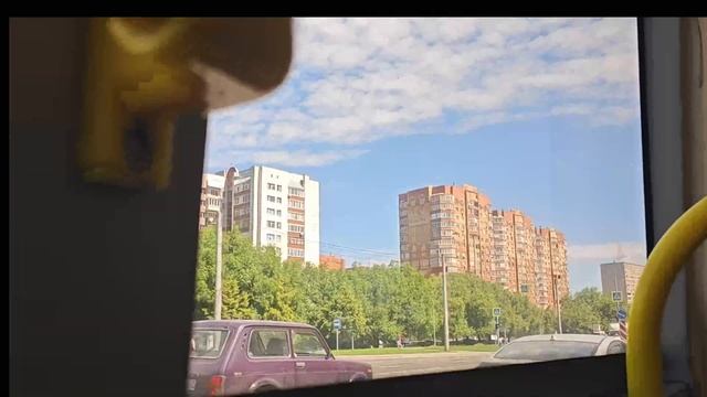 Поездка на автобусе Лиаз 6213 65 маршрут 17 Тюмень