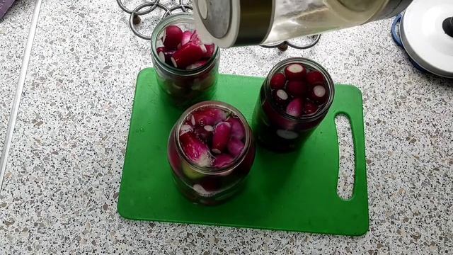 Маринованная редиска на зиму смотреть онлайн