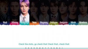 NCT 127 - Fast Check (Color Coded Lyrics)