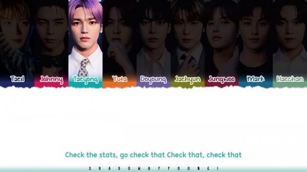 NCT 127 - Fast Check (Color Coded Lyrics)