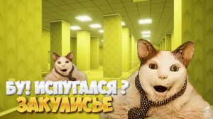 Побег от Злого Кота в BACKROOMS ➣ БУ! ИСПУГАЛСЯ? ЗАКУЛИСЬЕ