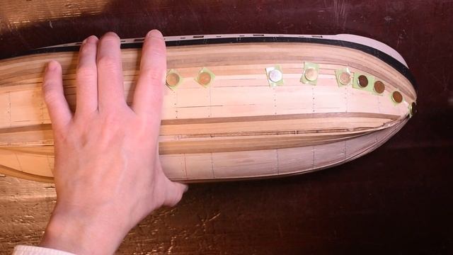 ship model building log : Hull Planking【GRANADO#8_victorymodels_1/64】 смотреть онлайн
