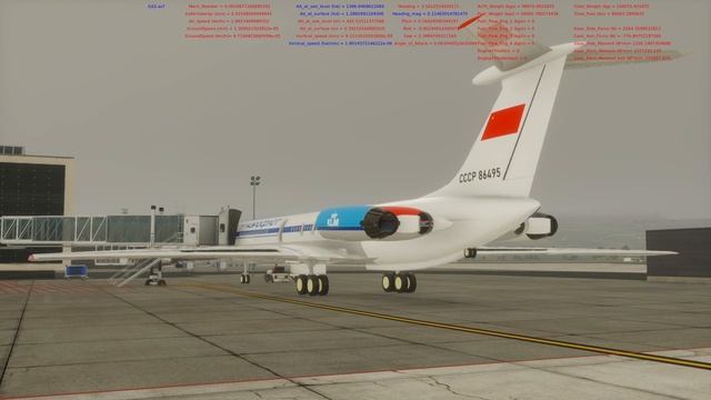 X-Plane 12. IL-62M. Flight from Zurich. смотреть онлайн