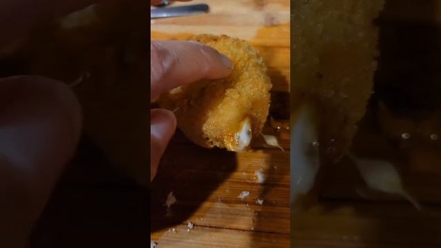 Sweet Potato Souffle' Stuffed FRIED Pasta Shells! #shorts смотреть онлайн