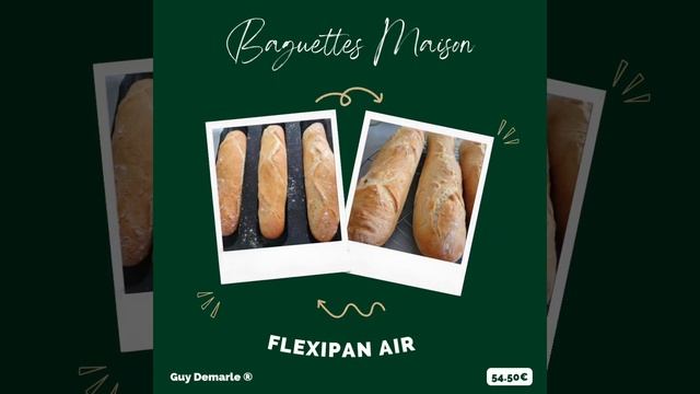 Du pain comme chez le boulanger 😊 grâce au moule flexipan air Guy Demarle смотреть онлайн