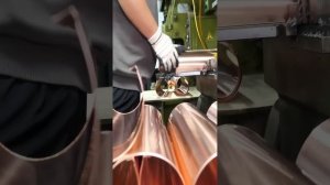 Изготовление кровли из медных листов.