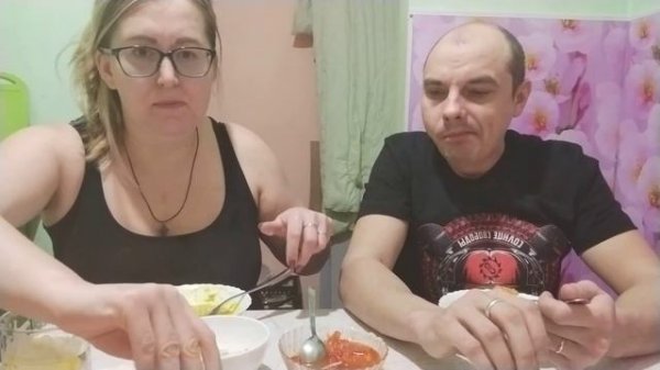 Мукбанг💥Тушеная картошка 🍠с грибами🍄 и лечо 🥰