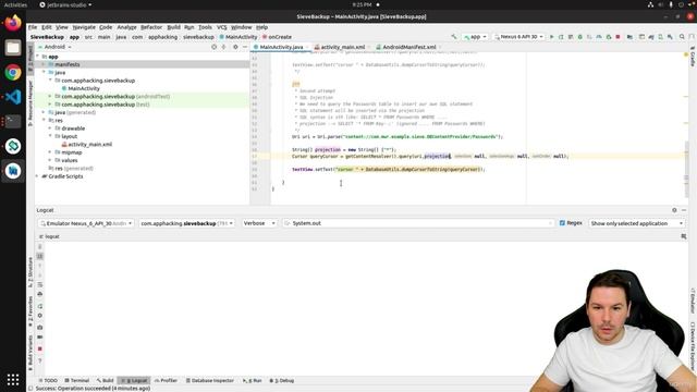 19. ContentProvider - Database Attacks (SQLi - Permission Bypass) смотреть онлайн