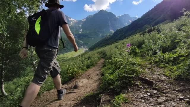 Архыз, гора София, поездка на R1200GSA