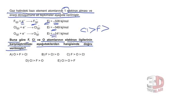 TYT Kimya Soru Bankası Bölüm 2 Test 11 смотреть онлайн
