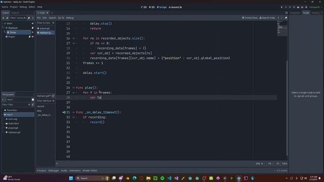 Godot 4 Replay System Tutorial смотреть онлайн