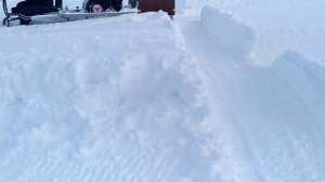 Мототолкач & снегоход на гус шириной 600 мм по свежему снегу по пояс  Мотобуксировщик Ураган Зверь!