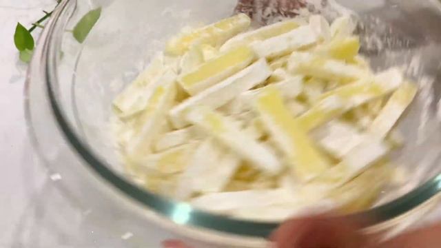 FRENCH FRY POTATO RECIPE WITH CHEESE SAUCE, DELICOUS AND CRIPSY смотреть онлайн