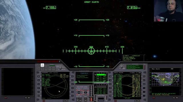 Orbiter 2010, взлёт и стыковка в ручном режиме с МКС на Delta Glider IV