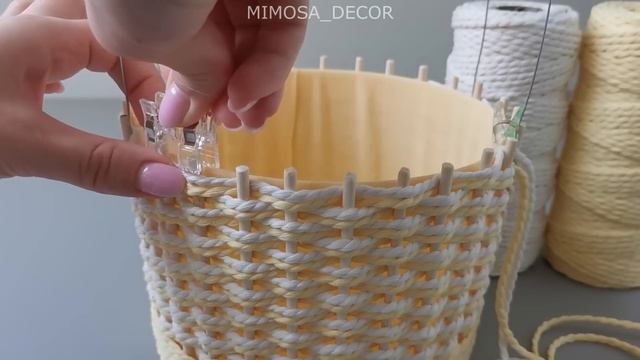 Rope Basket DIY / Easter Basket / Корзина из шнура