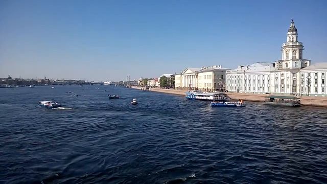 Санкт-Петербург - вид с моста смотреть онлайн