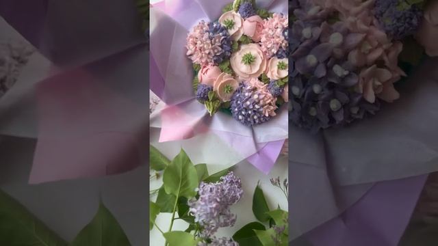 Цветочный букет капкейков смотреть онлайн